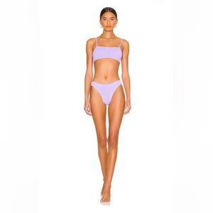 Hunza G Gigi bikini set in lavender